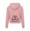 Dámská crop mikina Dusty pink (Starorůžová)