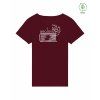 Dámské EKO tričko Premium Cherry (Višňová)