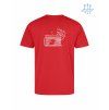 Dětské funkční tričko Red (červená)