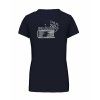 Dámské tričko premium back navy