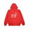 Oversize mikina Premium Soft Red (Jemná červená)
