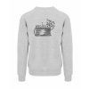 Dětská mikina bez kapuci Heather Grey (Světle šedá)