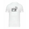 Pánské tričko premium back white