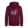 Dětská mikina Premium back burgundy