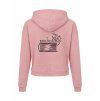 Dámská crop mikina Dusty pink (Starorůžová)