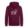 Dětská mikina na zip Premium Burgundy (Vínová)