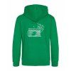 Dětská mikina na zip Premium Kelly green (Klasická zelená)