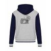 College mikina s kapucí Oxford Grey Navy White (Šedá námořnická modrá bílá)