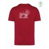 Dospělé EKO tričko Premium Hibiscus red (Tmavě červená)