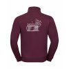 Pánská mikina na zip Elegant Burgundy (Vínová)