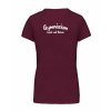 Dámské tričko premium back burgundy