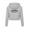 Dámská crop mikina Heather grey (Světlá šedá)