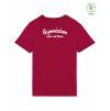 Dětské EKO tričko Premium Hibiscus red (Tmavě červená)