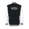 College mikina back black