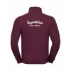 Pánská mikina na zip Elegant Burgundy (Vínová)