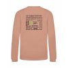 Dětská mikina bez kapuci Dusty pink (Starorůžová)