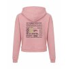 Dámská crop mikina Dusty pink (Starorůžová)