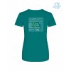 Dámské funkční tričko Jade Green (Nefritově zelená)