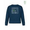 Dámský EKO crewneck Premium Peacock blue (Modrozelená)