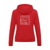 Dámská mikina Premium Fire red (Ohnivá červená)