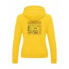 Dámská mikina Premium Sun yellow (Slunečná žlutá)