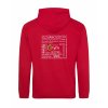 Dospělá mikina Premium back red