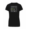 Dámské tričko premium back black