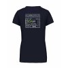 Dámské tričko premium back navy