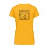 Dámské tričko premium back yellow