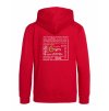 Dětská mikina na zip Premium Fire red (Ohnivá červená)