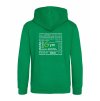 Dětská mikina na zip Premium Kelly green (Klasická zelená)