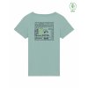 Dámské EKO tričko Premium Jade Green (Nefritově zelená)
