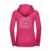Dámská mikina luxury back fuchsia