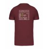Pánské tričko premium back burgundy