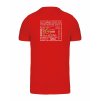 Pánské tričko premium back red