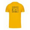 Pánské tričko premium back yellow