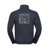 Pánská mikina na zip Elegant Navy (Námořnická modrá)