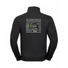 Pánská mikina na zip Elegant Black (Černá)