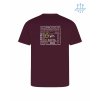 Pánské funkční tričko Burgundy (Vínová)