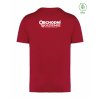 Dospělé EKO tričko Premium Hibiscus red (Tmavě červená)