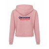 Dámská crop mikina Dusty pink (Starorůžová)