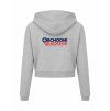 Dámská crop mikina Heather grey (Světlá šedá)