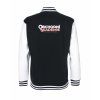College mikina back black