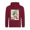 Dospělá mikina Premium back burgundy