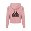 Dámská crop mikina Dusty pink (Starorůžová)