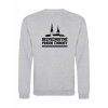 Pánská mikina bez kapuce Heather grey (Světlá šedá)