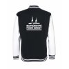 College mikina back black