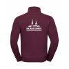Pánská mikina na zip Elegant Burgundy (Vínová)
