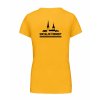 Dámské tričko premium back yellow
