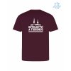 Pánské funkční tričko Burgundy (Vínová)
